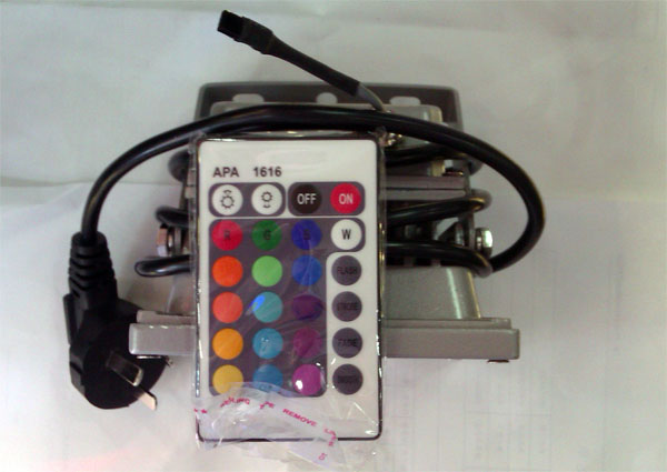 10W_RGB_remote_waterproof_outdoor_LED_flood_light
